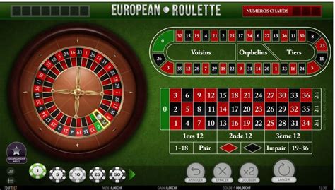 table de jeu roulette casino